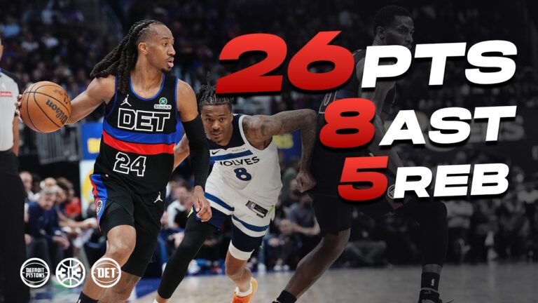 Daniss Jenkins Highlights vs. Minnesota Timberwolves nba pistons