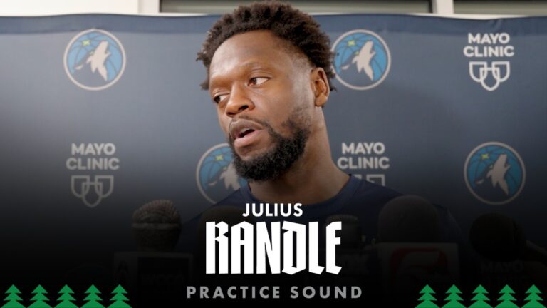 Just Wearing Them Down. Julius Randle Practice Sound 04.24.26