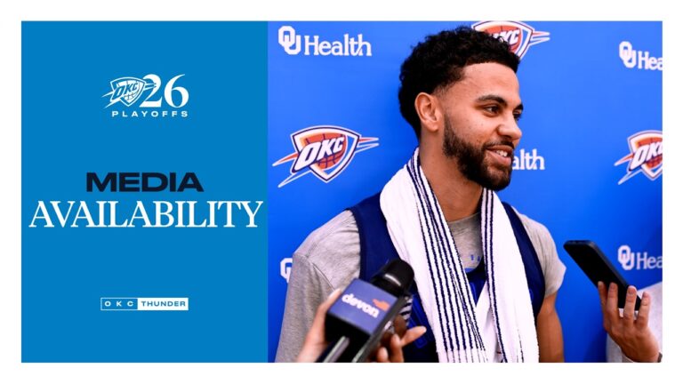 Practice Media Availability Ajay Mitchell NBA Playoffs April 24, 2026