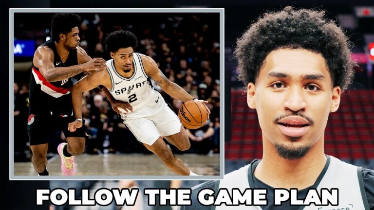 Dylan Harper on Spurs Looking to Bounce Back and Sticking to the Game Plan in Game 3 vs. Portland