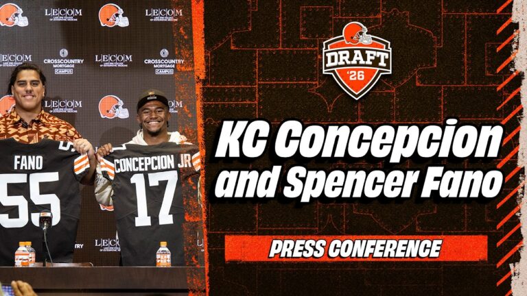 KC Concepcion and Spencer Fano Introductory Press Conference