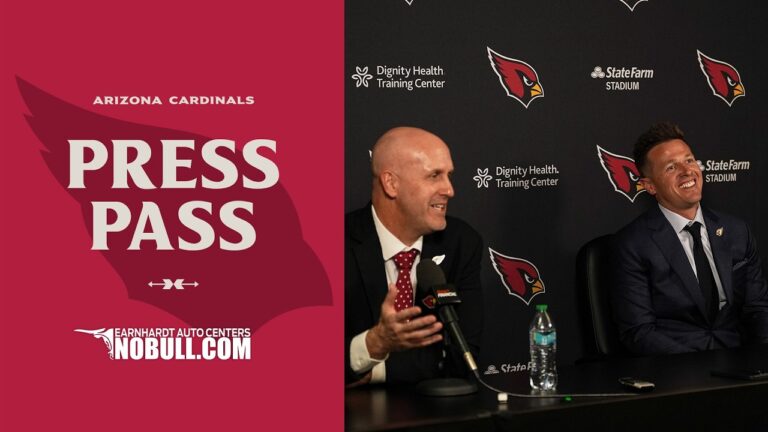 GM Monti Ossenfort And HC Mike LaFleur Address The Media After Day 1 Of NFL Draft AZ Cardinals