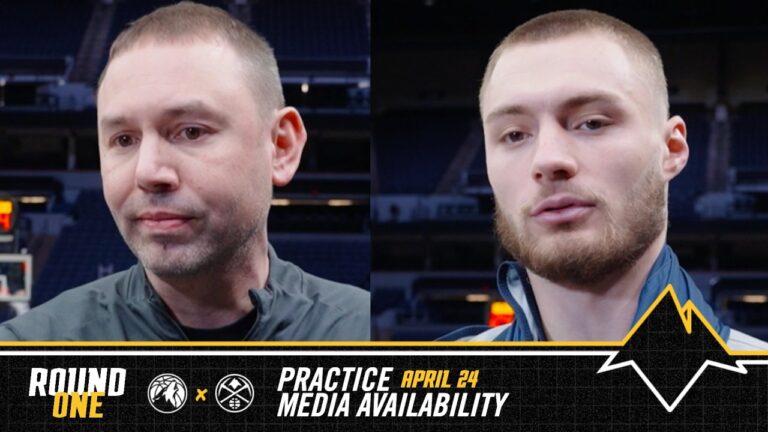 Denver Nuggets Practice Media The Day Before Round One Game Four Vs. MIN 4 24 26