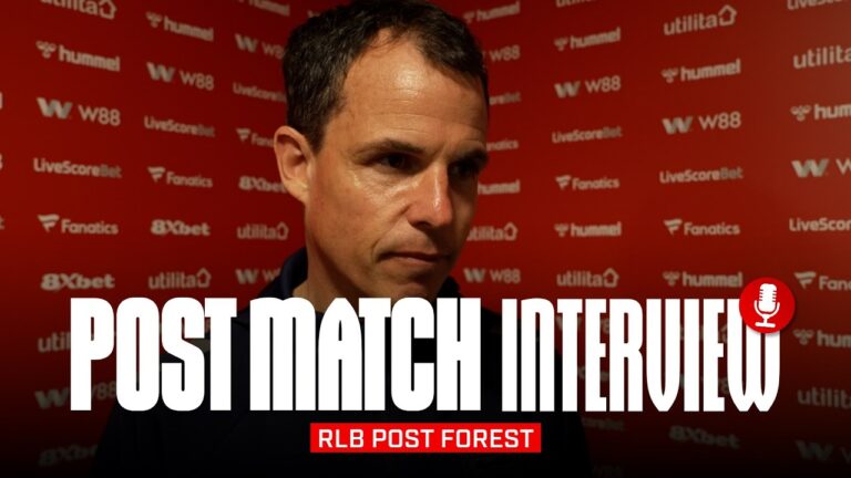 We have to digest it and move forward Régis Le Bris Post Forest Post-Match Interview