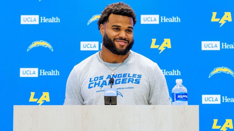 Akheem Mesidor Introductory Press Conference LA Chargers