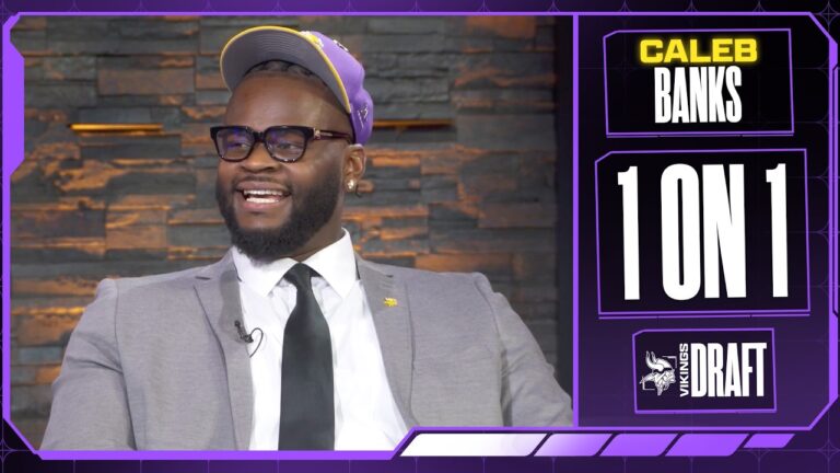 Caleb Banks on First Day as a Minnesota Viking, Strengths of His Game & More 2026 NFL Draft