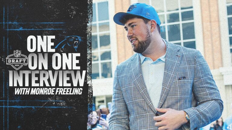 EXCLUSIVE: 1-on-1 Interview with first round pick Monroe Freeling NFL Draft Carolina Panthers