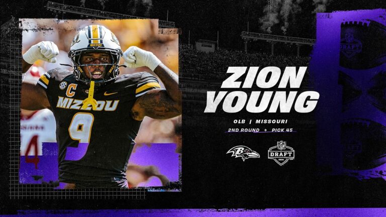 Zion Young Press Conference Baltimore Ravens