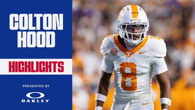 HIGHLIGHTS: Tennessee CB Colton Hood Giants Draft Colton Hood