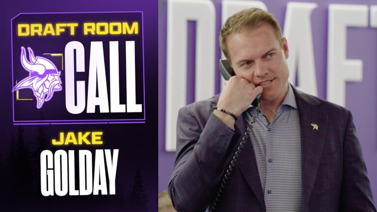 Jake Golday Becomes A Viking Draft Room Call