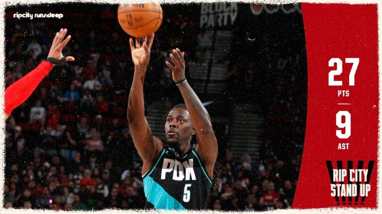 Jrue Holiday With 27 Points & 9 Assists In Win Over Pelicans Portland Trail Blazers April 2 2026