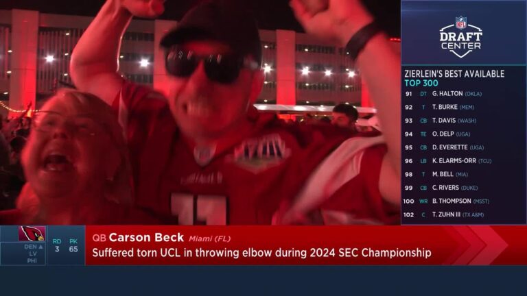 The Arizona Cardinals Select Carson Beck with the 65th Pick in the 2026 NFL Draft