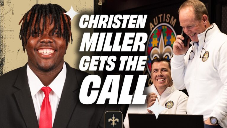 Christen Miller Gets Draft Call from Saints 2026 NFL Draft
