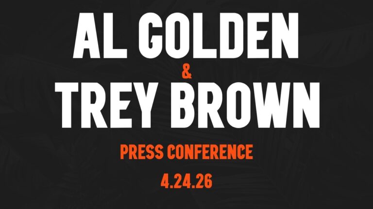 Al Golden & Trey Brown – Draft Round 3 Press Conference