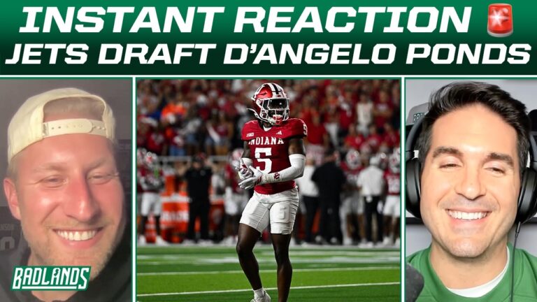 New York Jets Draft D’Angelo Ponds REACTION! (FULL BADLANDS)