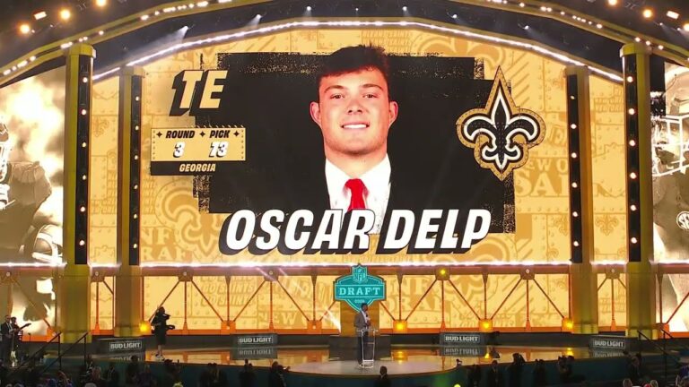 Oscar Delp Drafted No. 73 overall by Saints 2026 NFL Draft