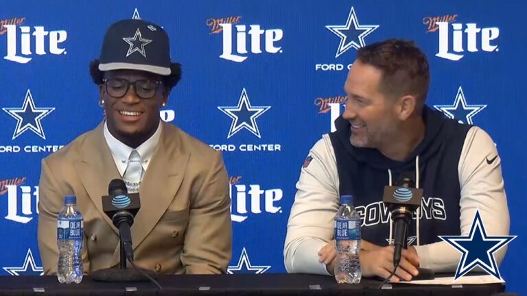Caleb Downs Introductory Press Conference Dallas Cowboys 2026