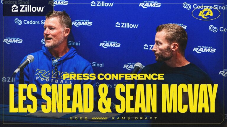 LIVE: Les Snead & Sean McVay Recap Day 2 Of The 2026 NFL Draft