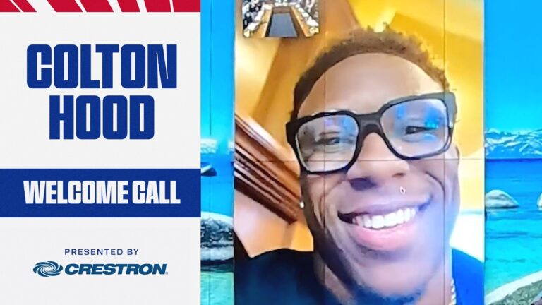 COLTON HOOD GETS THE CALL New York Giants 37th Overall Draft Pick