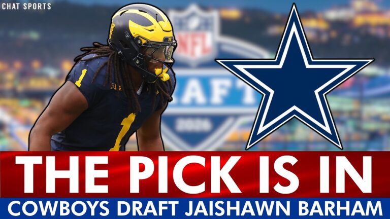 Cowboys Draft Michigan EDGE Jaishawn Barham In 3rd Round Of 2026 NFL Draft REACTION & ANALYSIS