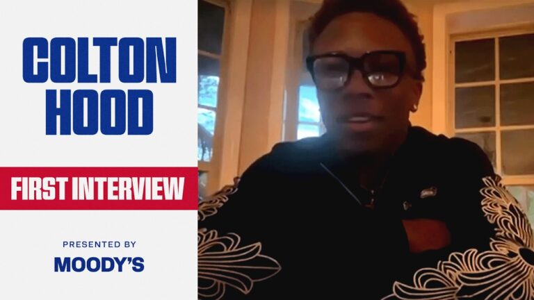 FIRST Interview as a Giant Giants Draft Colton Hood