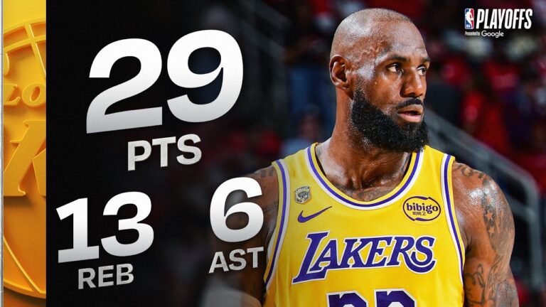LeBron DELIVERED in the CLUTCH in Game 3 April 24, 2026