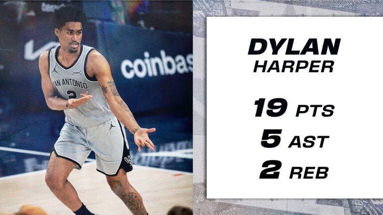 Dylan Harper Shined vs. LA Clippers: 19 PTS, 5 AST, 2 REB
