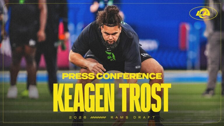 Keagen Trost On Getting Drafted, His Versatility As An O-lineman & Playing In The Rams’ Offense