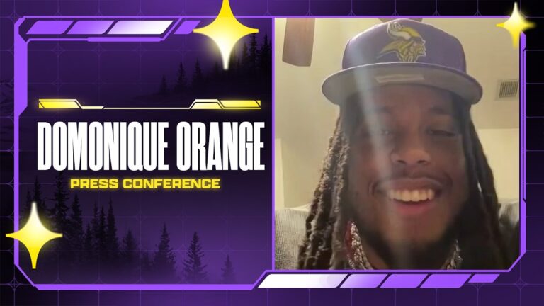 Domonique Orange Talks Being Selected by Vikings, Draft Night Experience, His Nickname ‘Big Citrus’