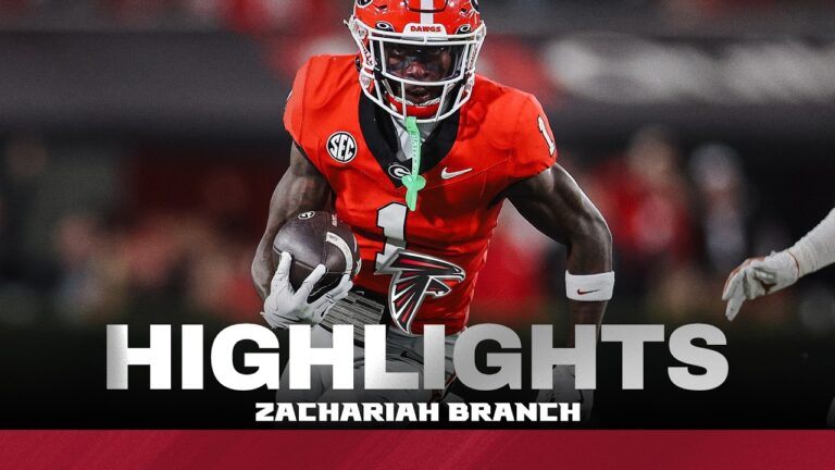 Zachariah Branch College Highlights 2026 NFL Draft Atlanta Falcons
