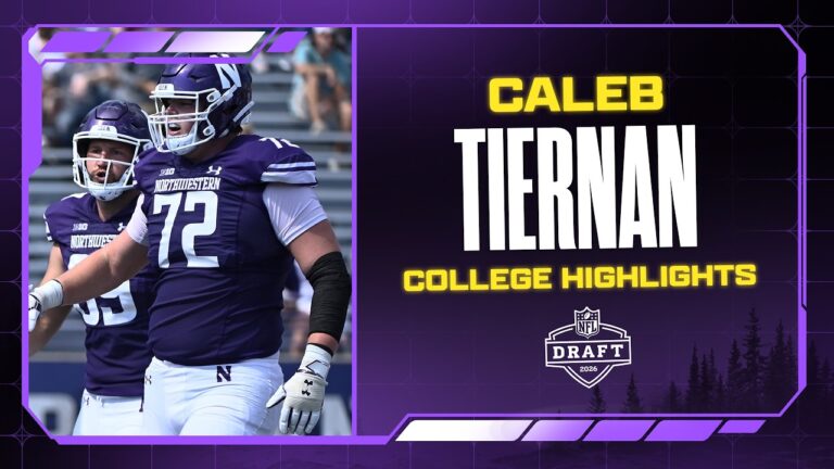 Caleb Tiernan College Highlights Minnesota Vikings
