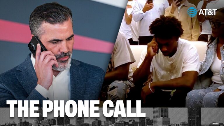 Zachariah Branch gets the phone call 2026 NFL Draft Atlanta Falcons