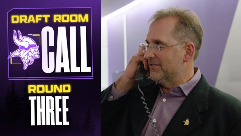Caleb Tiernan & Jakobe Thomas Become Vikings Draft Room Call
