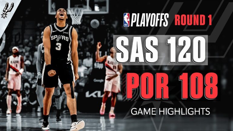 Spurs Complete Comeback To Take A 2-1 Series Lead Over The Blazers!