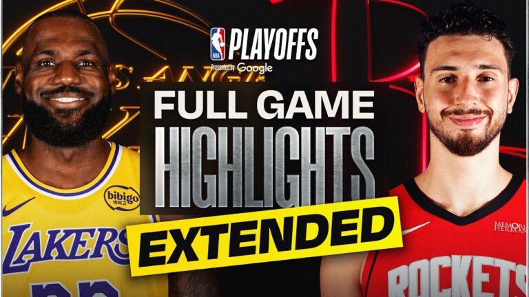 EXTENDED: 4 LAKERS at 5 ROCKETS FULL GAME 3 HIGHLIGHTS April 24, 2026