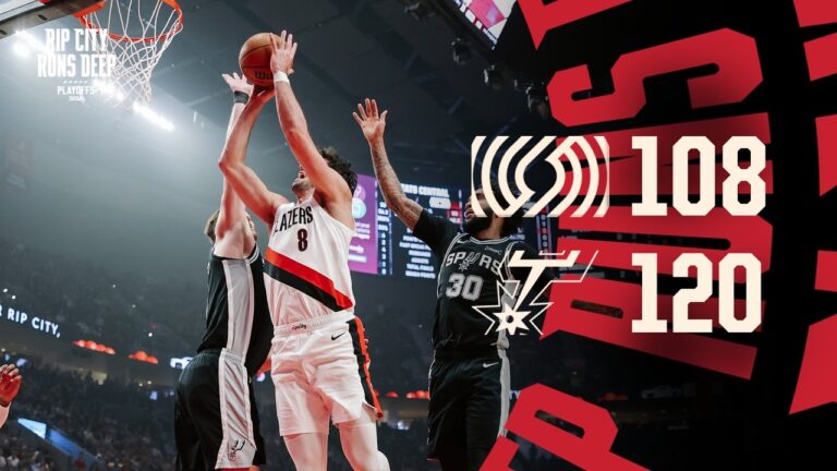 Portland Trail Blazers 108, San Antonio Spurs 120 Game 3 Playoff Highlights April 24, 2026