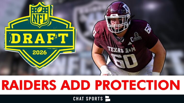 Raiders Draft Security For The Klint Kubiak Offense & Fernando Mendoza In The 2026 NFL Draft