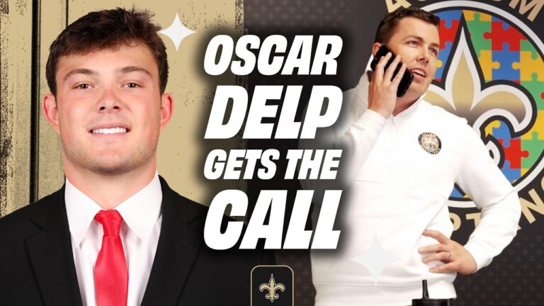 Oscar Delp Gets the Call from the Saints No. 73 Pick 2026 NFL Draft