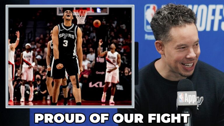 Mitch Johnson on How Working the Game Helped Spurs Take a 2-1 Series Lead vs. Portland