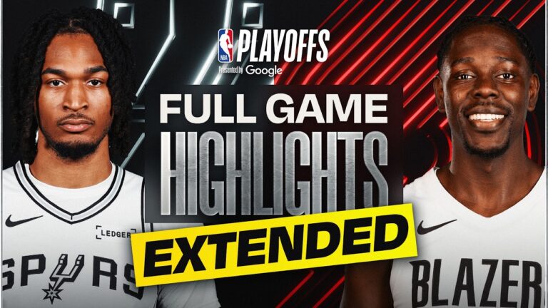 EXTENDED: 2 SPURS at 7 TRAIL BLAZERS FULL GAME 3 HIGHLIGHTS April 24, 2026