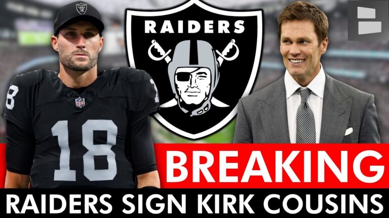 RAIDERS SIGNING ALERT Kirk Cousins Is Joining Las Vegas After Fernando Mendoza’s Pro Day