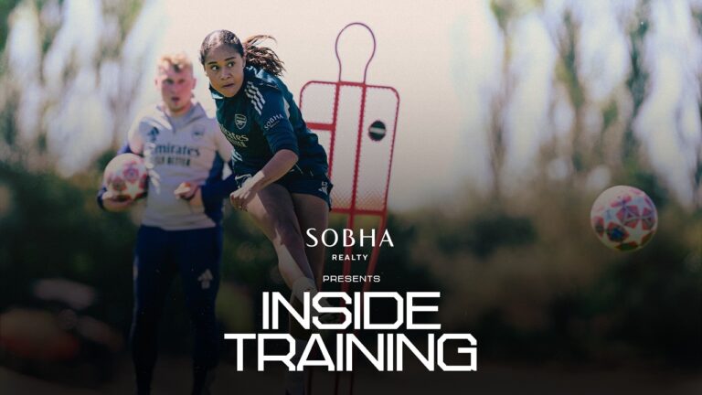CHAMPIONS LEAGUE READY Our Gunners get set for Lyon INSIDE TRAINING UWCL
