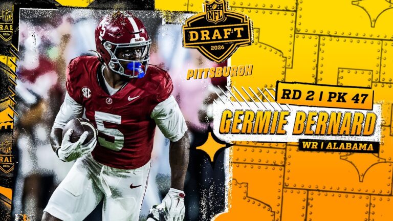 Steelers Nation Radio reacts to the Steelers pick of WR Germie Bernard Pittsburgh Steelers