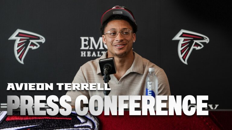Avieon Terrell Introductory Press Conference 2026 NFL Draft Atlanta Falcons
