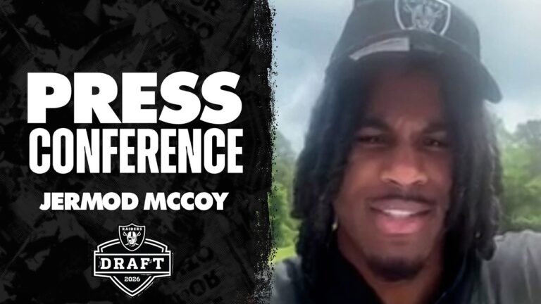 Jermod McCoy: Blessing To Get Picked by the Raiders 2026 NFL Draft