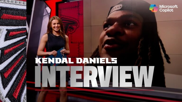 Kendal Daniels shares excitement of joining Atlanta Falcons defense NFL Draft