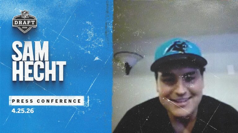 Sam Hecht introductory press conference Carolina Panthers