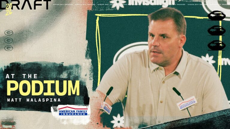 Matt Malaspina: Jager Burton ‘always does his job’ 2026 NFL Draft
