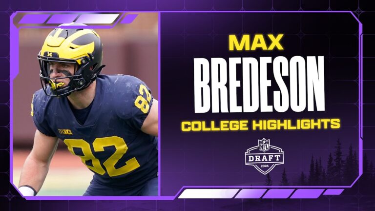 Max Bredeson College Highlights Minnesota Vikings