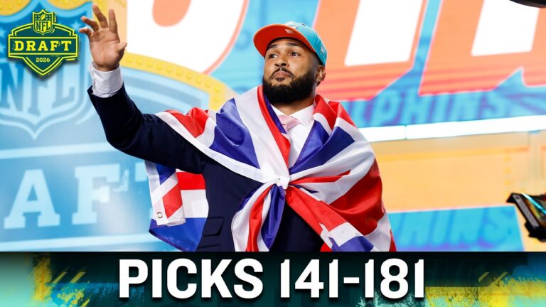 Picks 141-181: teams find some late round gems 2026 NFL Draft